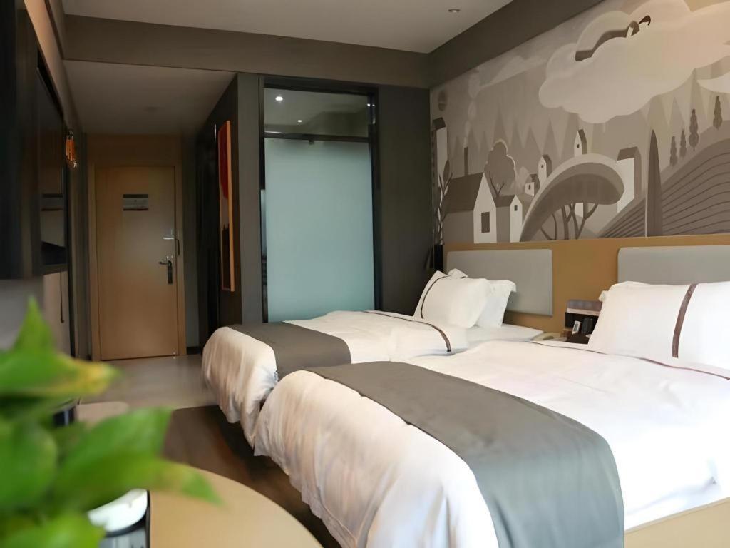 Thank Inn Hotel Hubei Wuhan Caidian Zhong Fa Xincheng Tongji المظهر الخارجي الصورة